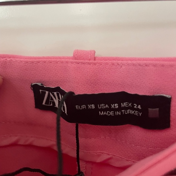 Zara Pink Wide-Leg Trousers - Picture 4 of 6